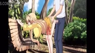 As the two of them continued to kiss passionately, her hand slowly slid down his chest and into his pants