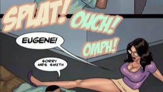 She made a filthy deal with the janitor in BBC College Sex Season 3 Episode 2