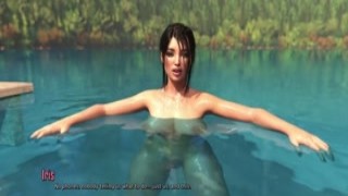 Jenny was swimming naked in the forest when she was suddenly grabbed from behind by a stranger