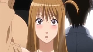 

"Aw yeah, baby, I bet you can't wait to get those big tits out!" The guy said as he rubbed his hand over