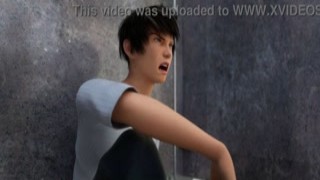 Sneaking a peek at my neighbor's hot mom, I got caught red-handed and she demanded I make it up to her by licking her juicy pussy!