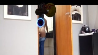 ### She's got a beautiful, plump ass