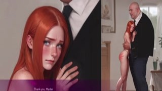 hot amateur Mila having sex with her husband's boss - 3d hentai animated porn - Mila AI