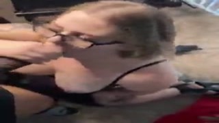 The thick, nerdy white girl was so eager to experience a BBC