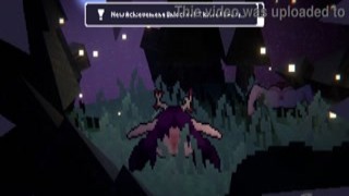 She walked to the cabin with nervous anticipation