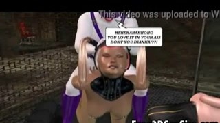 two sexy 3d cartoon hotties get clowned by the joker