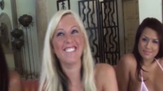 Tricia Oaks, Keeani Lei and Evan Angelina were all slutty whores who loved to have their holes filled with cum