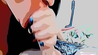 There was a hot and horny cousin who had a thing for big black cocks