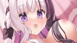 Oh my gosh, that naughty bunny is so cute and horny! I can't believe she just shoved that huge cock inside me