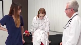 Reese Robbins' pussy was aching to be filled with sperm as she sat in the sperm clinic