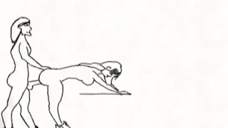 Mary had a big red cock between her legs