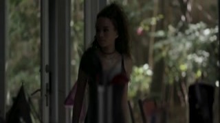 The gorgeous cat burglar was in the act of robbing a posh jewellery store when she was suddenly caught