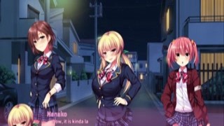 Rino's tight pussy was stuffed with a throbbing cock, her moans echoing through the room as she fucked herself on it