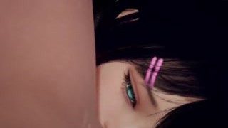 Her head was bobbing up and down his cock, her plump lips smacking together with each stroke