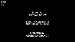 Rockhard, long and thick 5BBC cock plunges into Skylar Snow's tight anal hole