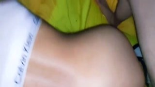 As the 18-year-old teen girl laid there, her tight little asshole quivering with anticipation, she couldn't help but feel nervous