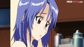 As the two of them got naked, their bodies glistened in the dim light