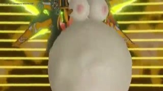 She rubbed her pussy with one hand while the other clutched her breast tightly, her hips swaying to the music