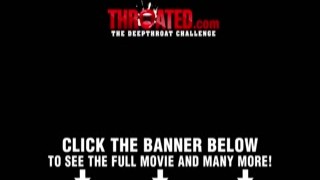 Throat of Savannah Sixx Gags on Cock