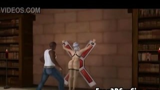 I imagined her as a smoking hot, leather-clad 3D babe getting hit with a whip