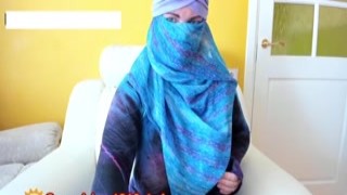 On August 9th, a busty Arab girl with a tight hijab and webcam on her tits got down to business and gave a hot cum session that left viewers panting for more