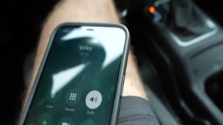 "Oh my fuckin' God!" the blonde wife shrieked as she was caught in the act by her husband