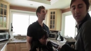 Dana Vespoli, the Asian goddess of filth, was being double dipped by her two big black cocks