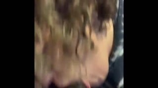 "I'm so fucking horny right now," she moaned as I pressed my hand against her throbbing pussy