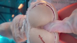 I was riding my vibrating toy as hard as I could when a flood alert suddenly came up on my phone