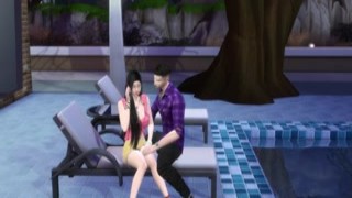 "Daddy needs to teach his little slut a lesson," she purred, straddling her daddy's big, hard cock