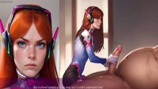 an unsatisfied spouse providing a blowjob to her husband s friend for the first time - 3d hentai animated porn - mila ai