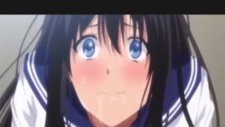 "Uh, M-Mistress," Alyssa whimpered as she gagged on the cock