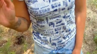 i was so horny i asked a total stranger dude to plop his load all over my panties