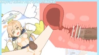 The hot anime slut was shaking with pleasure as she rode my hard cock, her wet cunt squeezing me tight