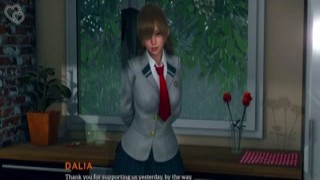 She was so fucking hot, her tits were the biggest I'd ever seen