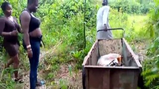 After a night of partying, the drunken Aboki stumbled out of her bedroom and into the bathroom where her sister, Nana, was waiting for her