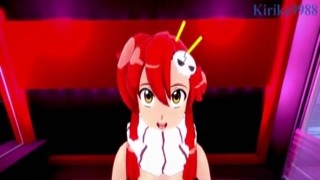 "You're fucking me too hard, Simon," Yoko cried out as she writhed on top of her lover's cock