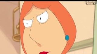 louis frantically has to use the bathroom however it's unavailable family guy - hentai cartoon parody