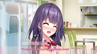 Driven by her insatiable lust for him, Hinano threw herself at Tetsuya again, this time wrapping her legs around his waist to keep him from escaping