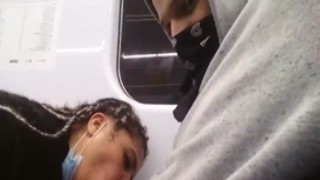 She was standing on the platform, waiting for her train