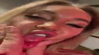 Monica Fox's lover came from behind, thrusting his thick hard cock deep inside her